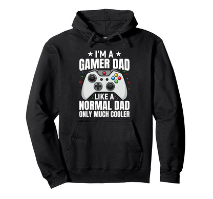 Im Gamer Dad Funny Fathers Day Video Hoodie - Aesthetic Graphic Men Women - T-Shirt, Sweatshirt, Hoodie