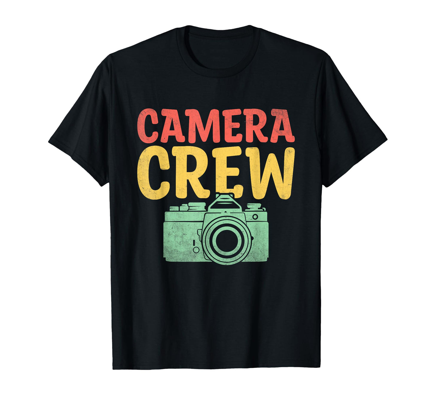 Camera Crew Photography Photographer T-Shirt - Minimalist Print for Adults - T-Shirt, Sweatshirt, Hoodie