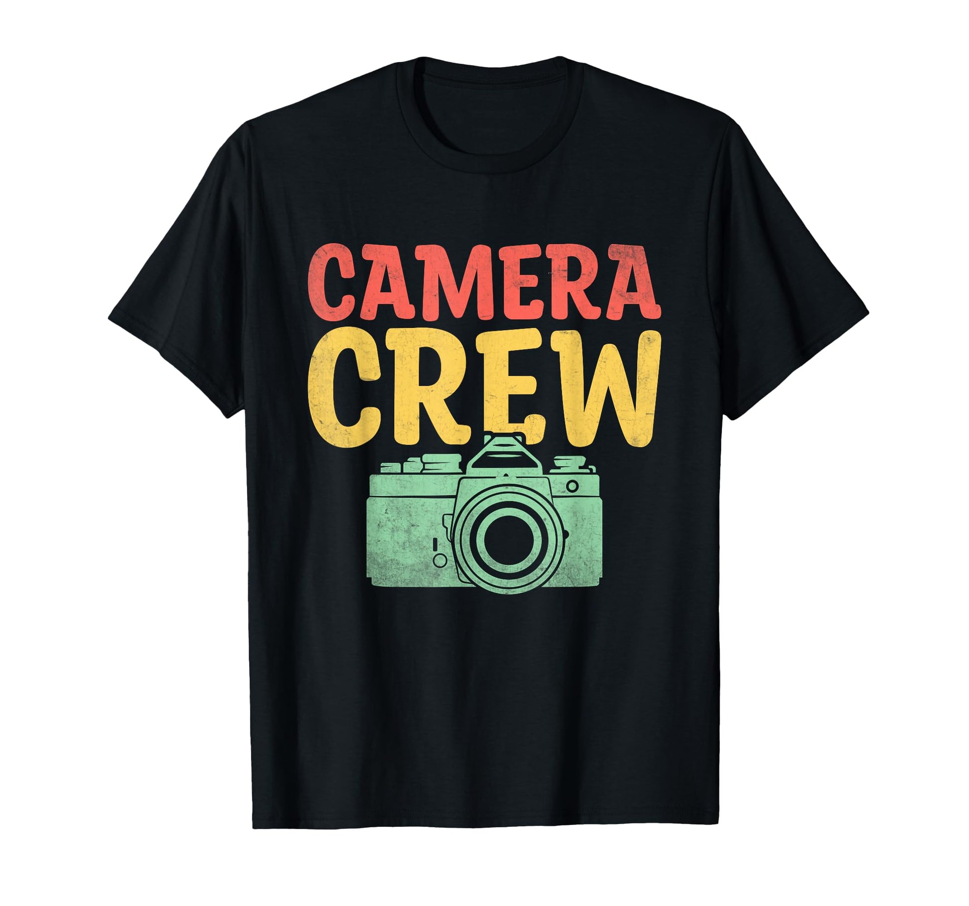 Camera Crew Photography Photographer T-Shirt - Minimalist Print for Adults - T-Shirt, Sweatshirt, Hoodie