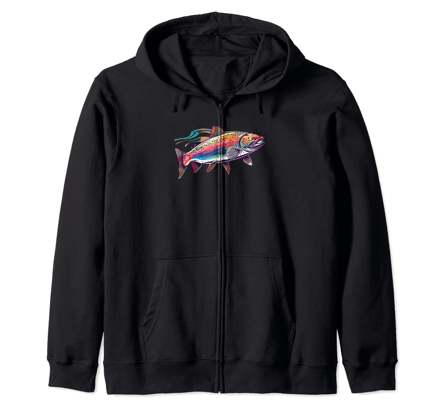 Rainbow Trout Fly Fishing Steelhead T-Shirt - Custom Art Print for Adults - T-Shirt, Sweatshirt, Hoodie