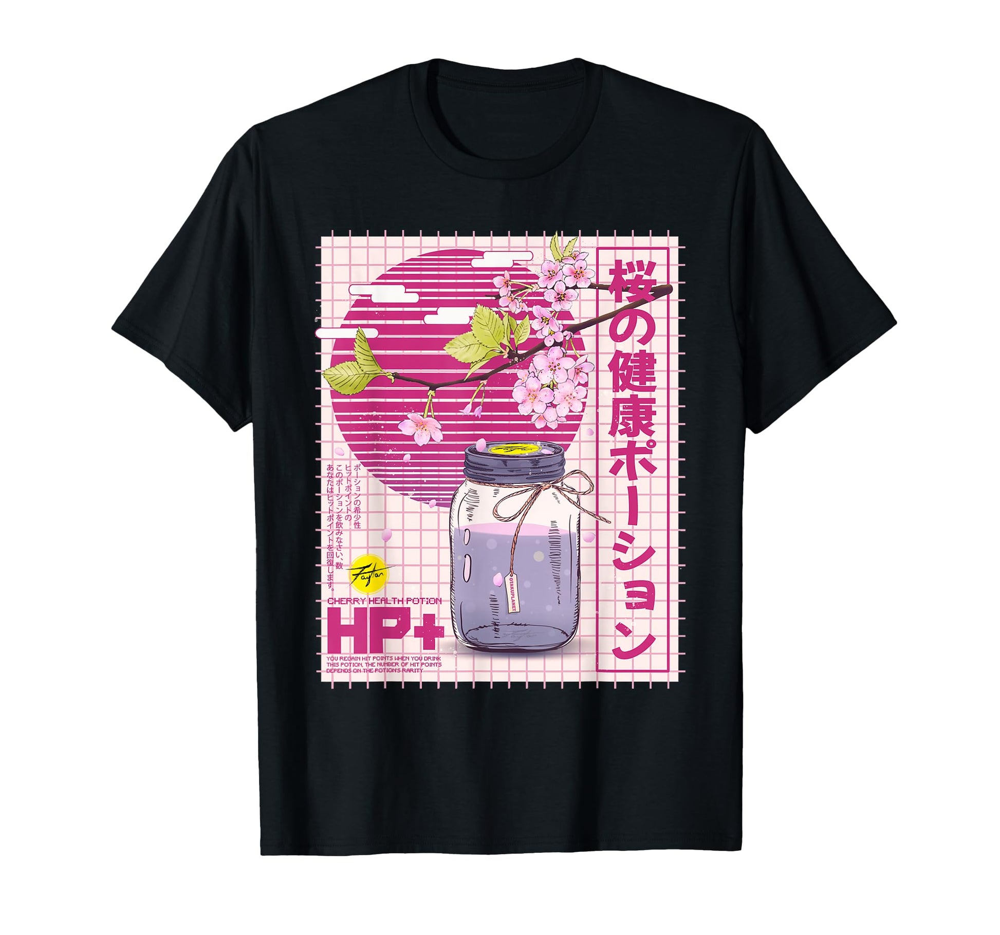 Health Potion Kawaii Vaporwave Anime T-Shirt - Streetwear Style Men Women - T-Shirt, Sweatshirt, Hoodie