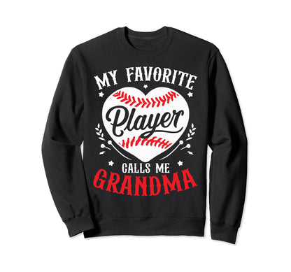 Baseball Grandma Sports Baseball Sweatshirt - Trendy Graphic for Adults - T-Shirt, Sweatshirt, Hoodie