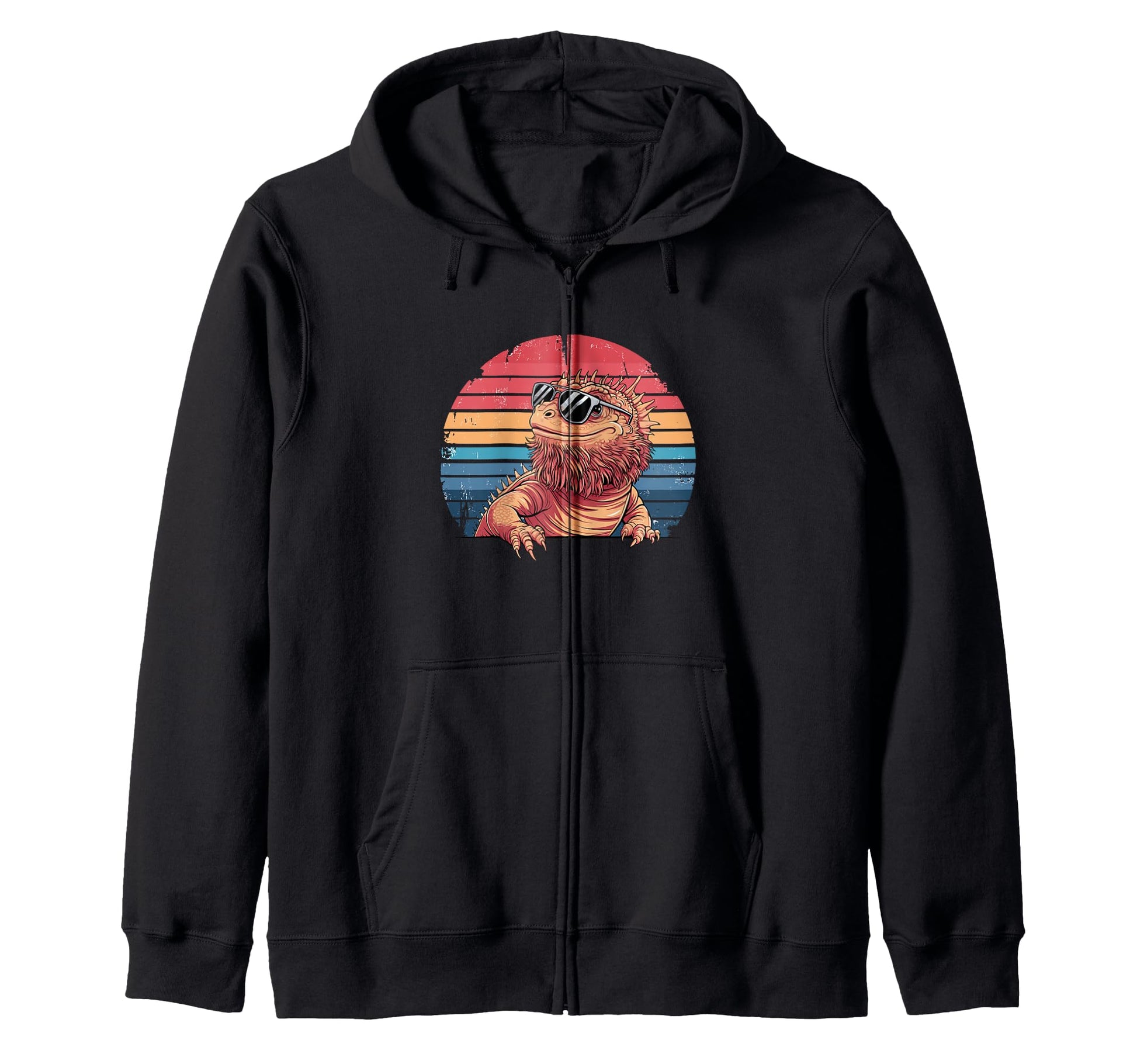 Lizard Rainbow Vibes T-Shirt - Unique Graphic for Adults - T-Shirt, Sweatshirt, Hoodie