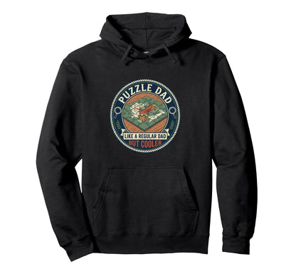 Puzzle Dad Jigsaw Pieces Brain Teaser Hoodie - Novelty Apparel for Adults - T-Shirt, Sweatshirt, Hoodie