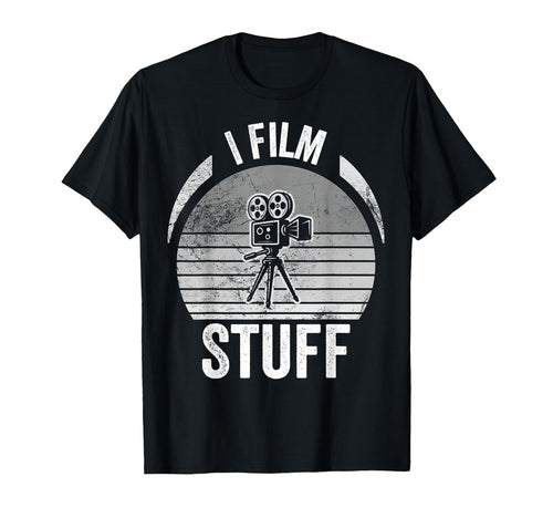 I Film Stuff Camera Buff T-Shirt - Minimalist Print Men Women - T-Shirt, Sweatshirt, Hoodie