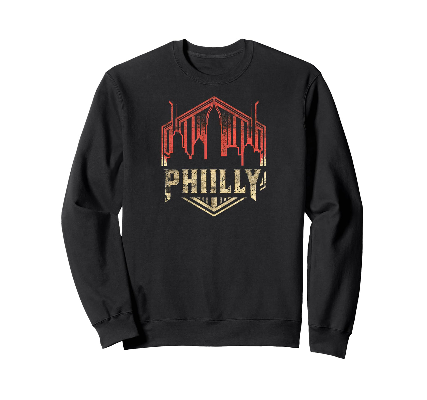Philly Grit 90S Grunge Urbandecay Sweatshirt - Custom Art Print for Adults - T-Shirt, Sweatshirt, Hoodie