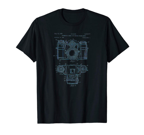 Photography Lover Gift Camera Patent T-Shirt - Minimalist Print for Adults - T-Shirt, Sweatshirt, Hoodie