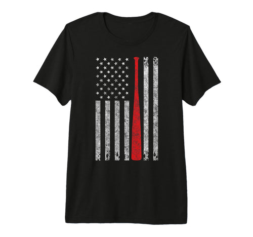 Baseball Us Flag Baseball Lover Dad T-Shirt - Unique Graphic for Adults - T-Shirt, Sweatshirt, Hoodie