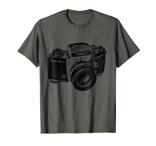 Camera Distressed Camera Artwork T-Shirt - Aesthetic Graphic for Adults - T-Shirt, Sweatshirt, Hoodie