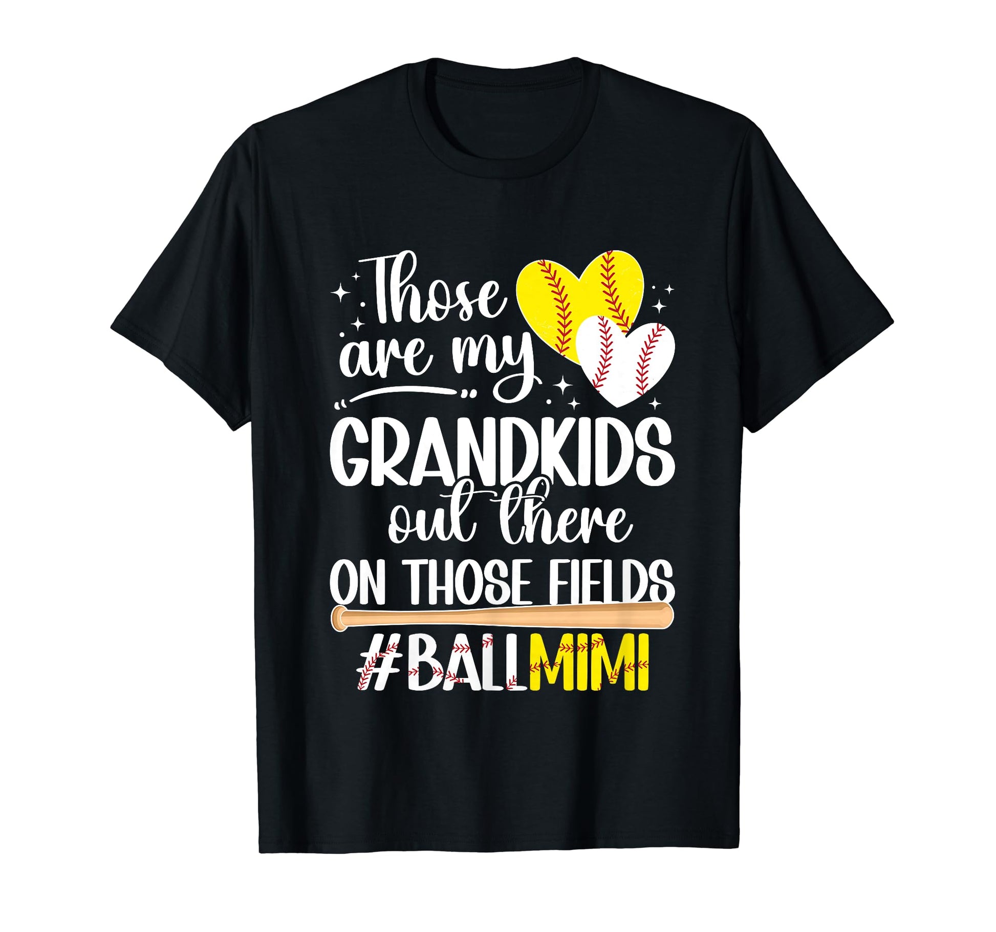 Those Fields Ball Mimi Softball T-Shirt - Graphic Print for Adults - T-Shirt, Sweatshirt, Hoodie