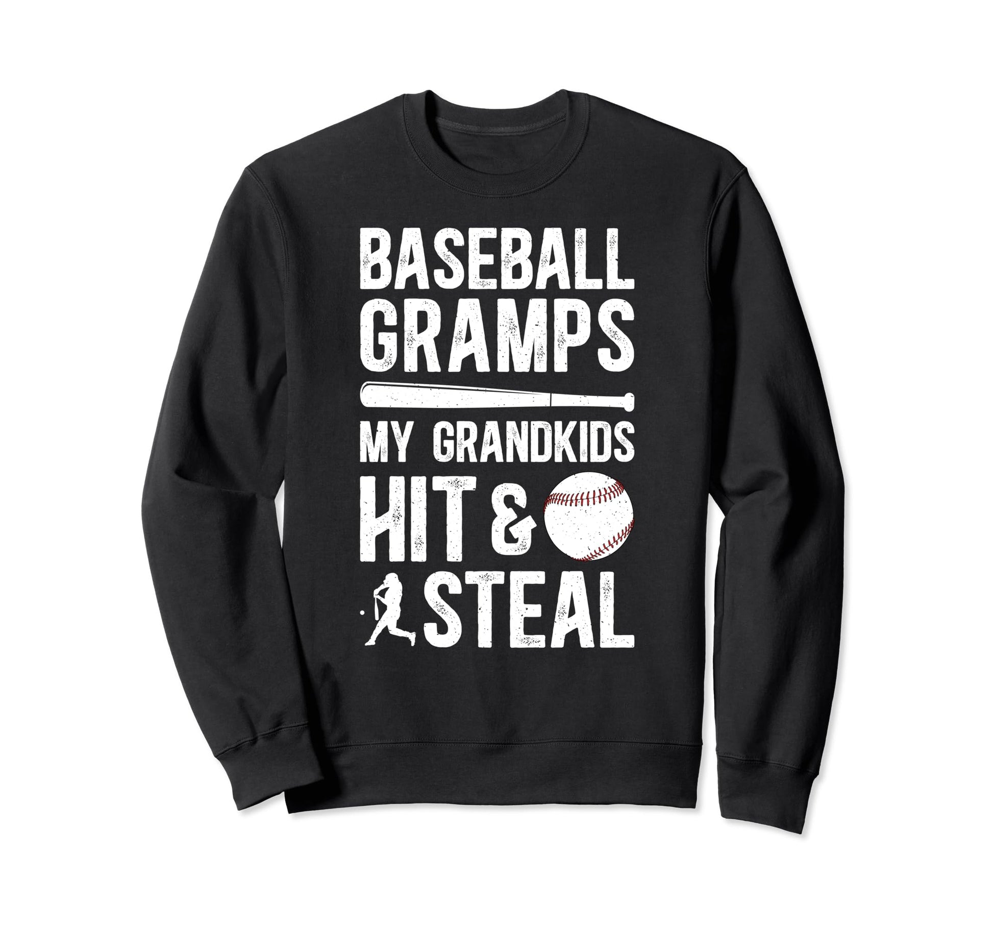 Baseball Gramps Grandpa Funny Gramps Sweatshirt - Unique Graphic Unisex - T-Shirt, Sweatshirt, Hoodie