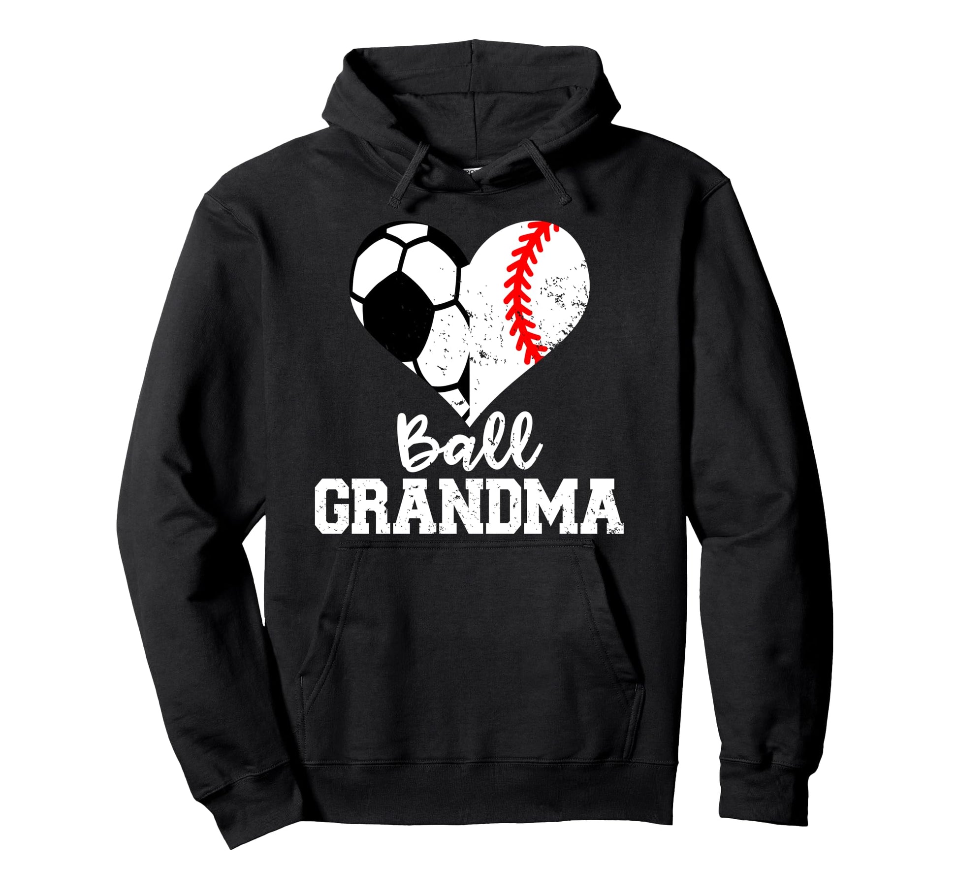 Ball Grandma Funny Soccer Baseball Hoodie - Fun Novelty Design Unisex - T-Shirt, Sweatshirt, Hoodie