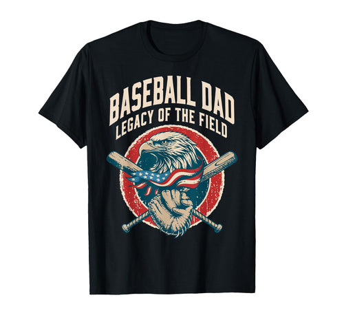 Baseball Fathers Day Baseball Dad T-Shirt - Trendy Graphic Unisex - T-Shirt, Sweatshirt, Hoodie