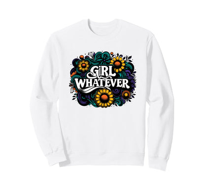 Whatever Hippie 60S 70S Daisy Sweatshirt - Casual Everyday Wear for Adults - T-Shirt, Sweatshirt, Hoodie