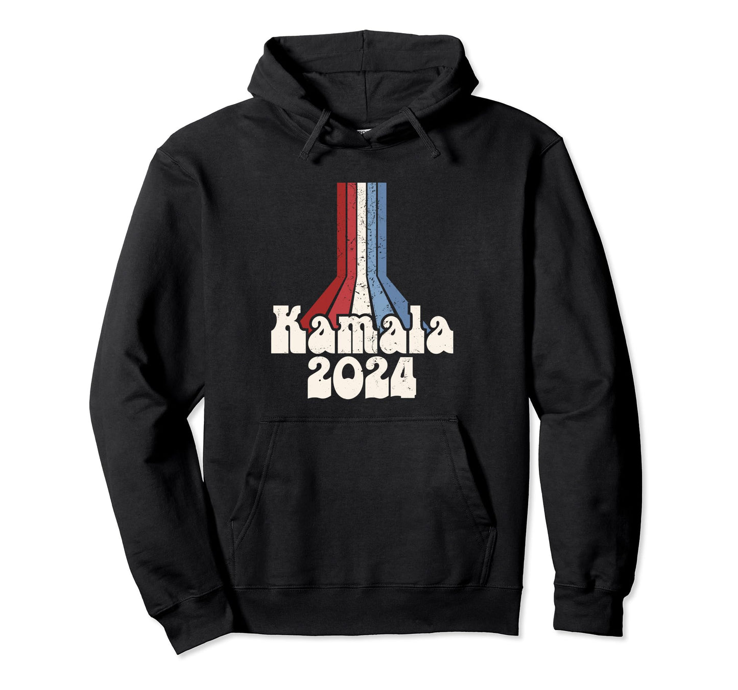 Kamala Harris 2024 Red White Blue Rainbow Hoodie - Streetwear Style Unisex - T-Shirt, Sweatshirt, Hoodie