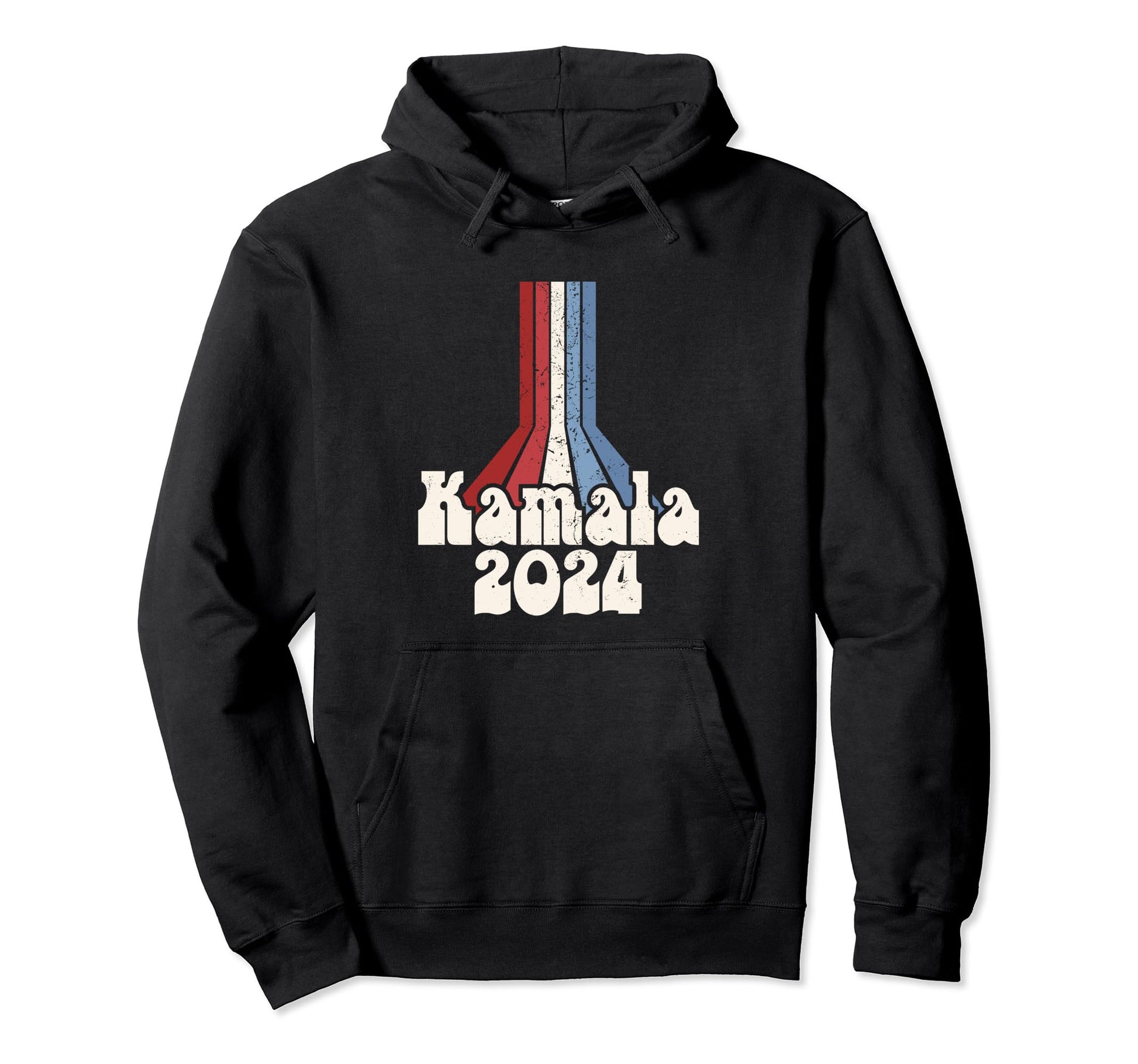 Kamala Harris 2024 Red White Blue Rainbow Hoodie - Streetwear Style Unisex - T-Shirt, Sweatshirt, Hoodie