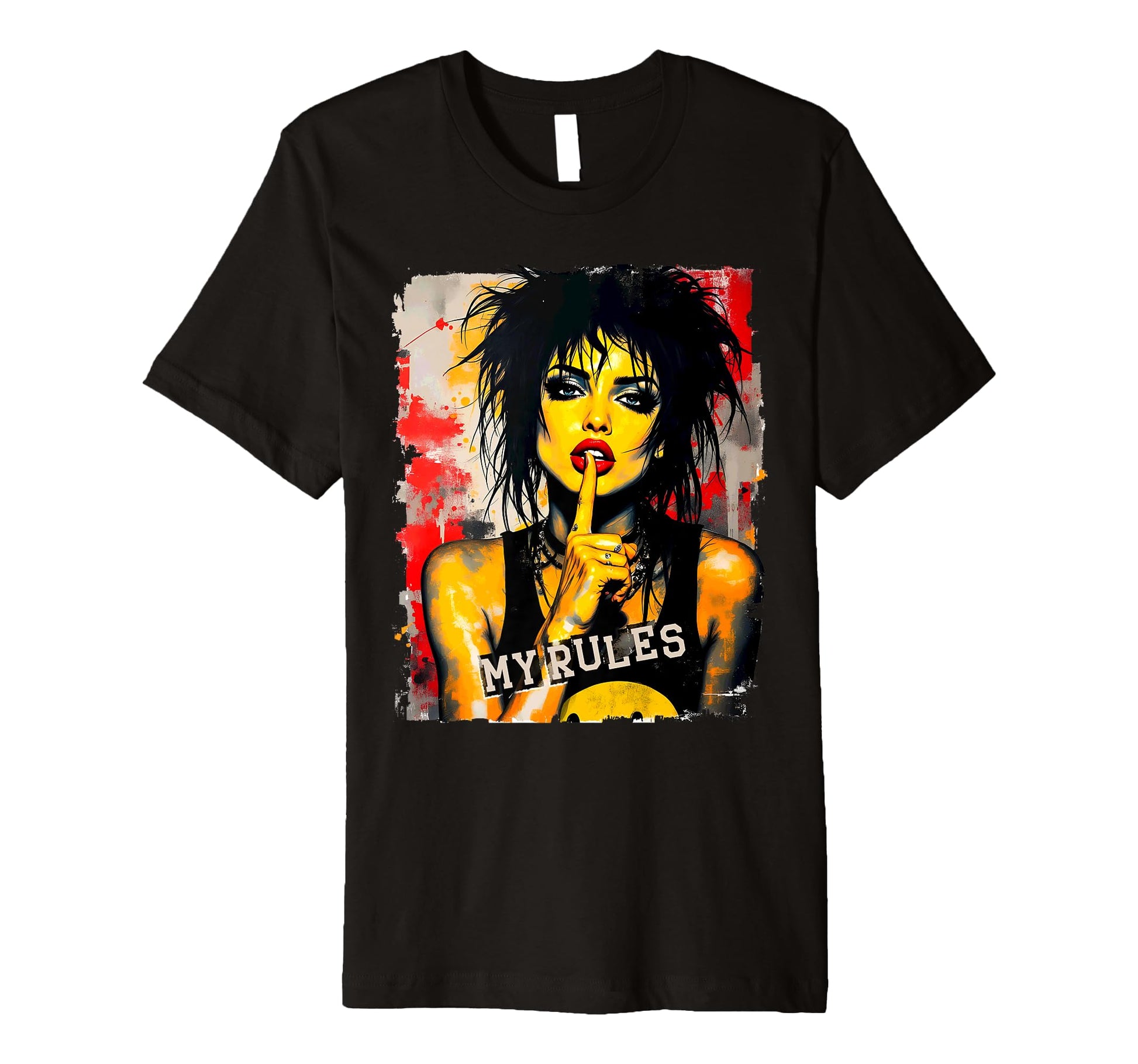 Punk 90S Grunge Street Art Distressed T-Shirt - Unique Graphic Unisex - T-Shirt, Sweatshirt, Hoodie