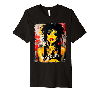 Punk 90S Grunge Street Art Distressed T-Shirt - Unique Graphic Unisex - T-Shirt, Sweatshirt, Hoodie