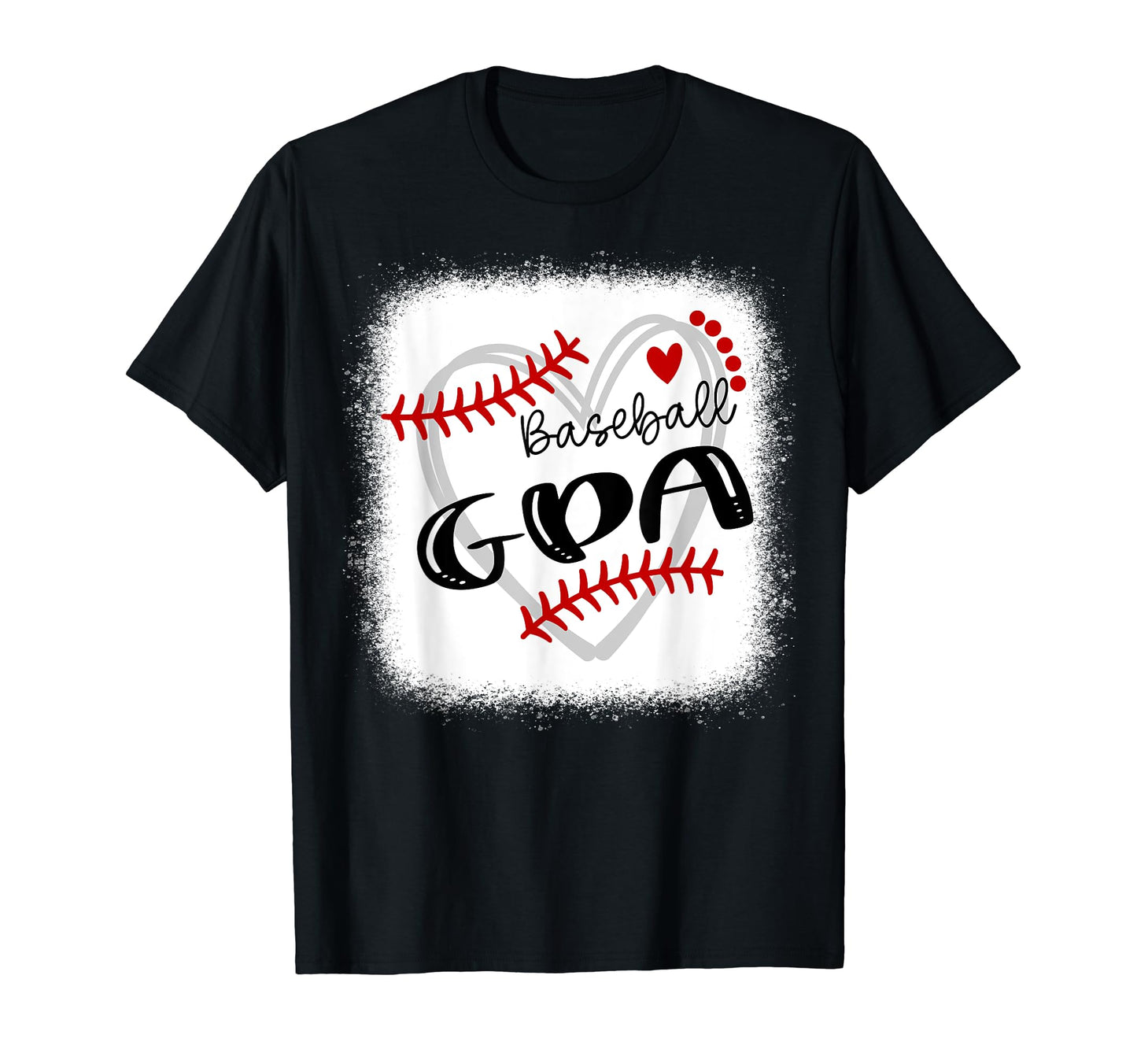 Personalized Baseball Heart Gpa T-Shirt - Fun Novelty Design for Adults - T-Shirt, Sweatshirt, Hoodie