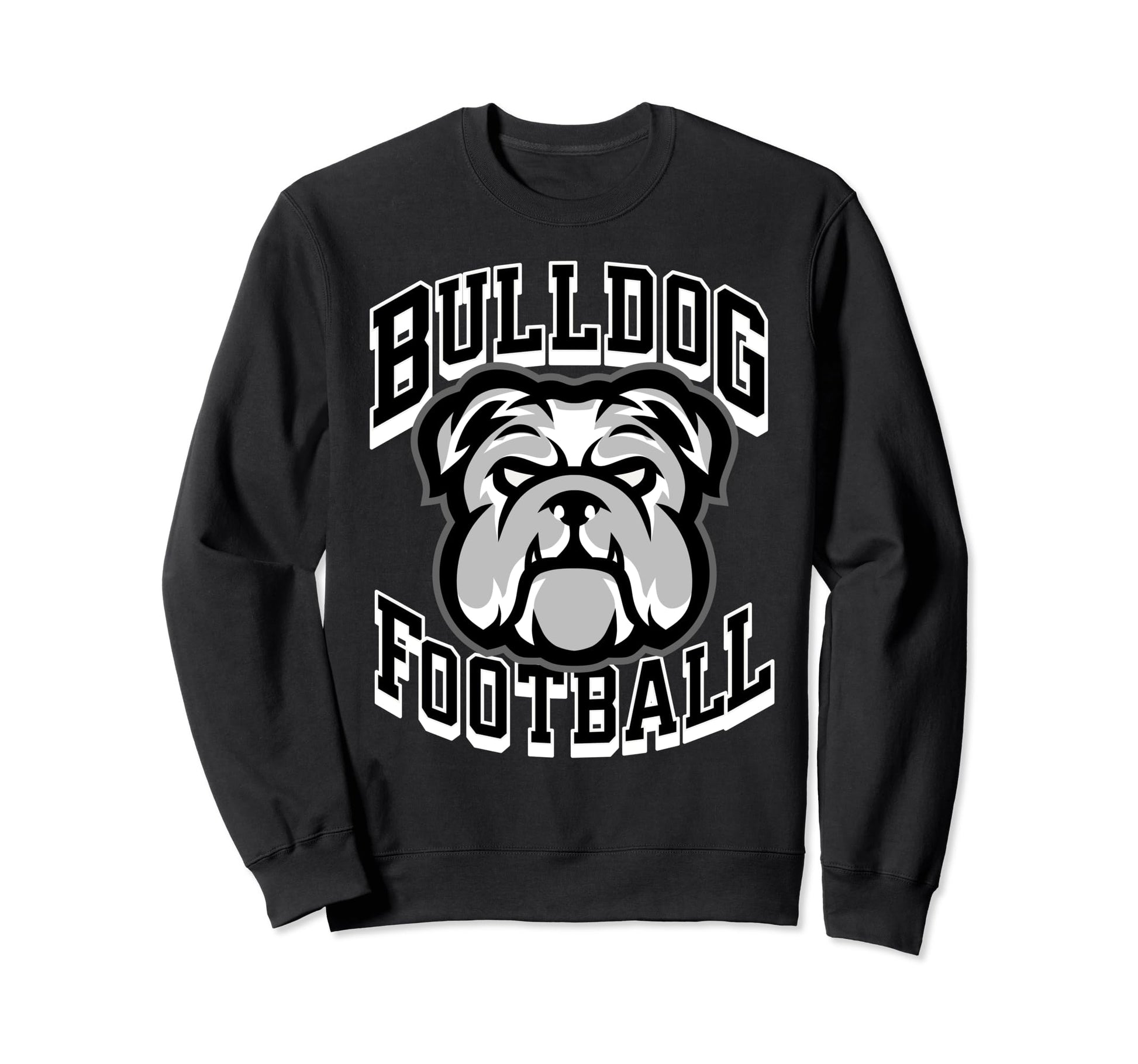 Bulldogs Football Game Day Mom Dad Sweatshirt - Trendy Graphic Men Women - T-Shirt, Sweatshirt, Hoodie