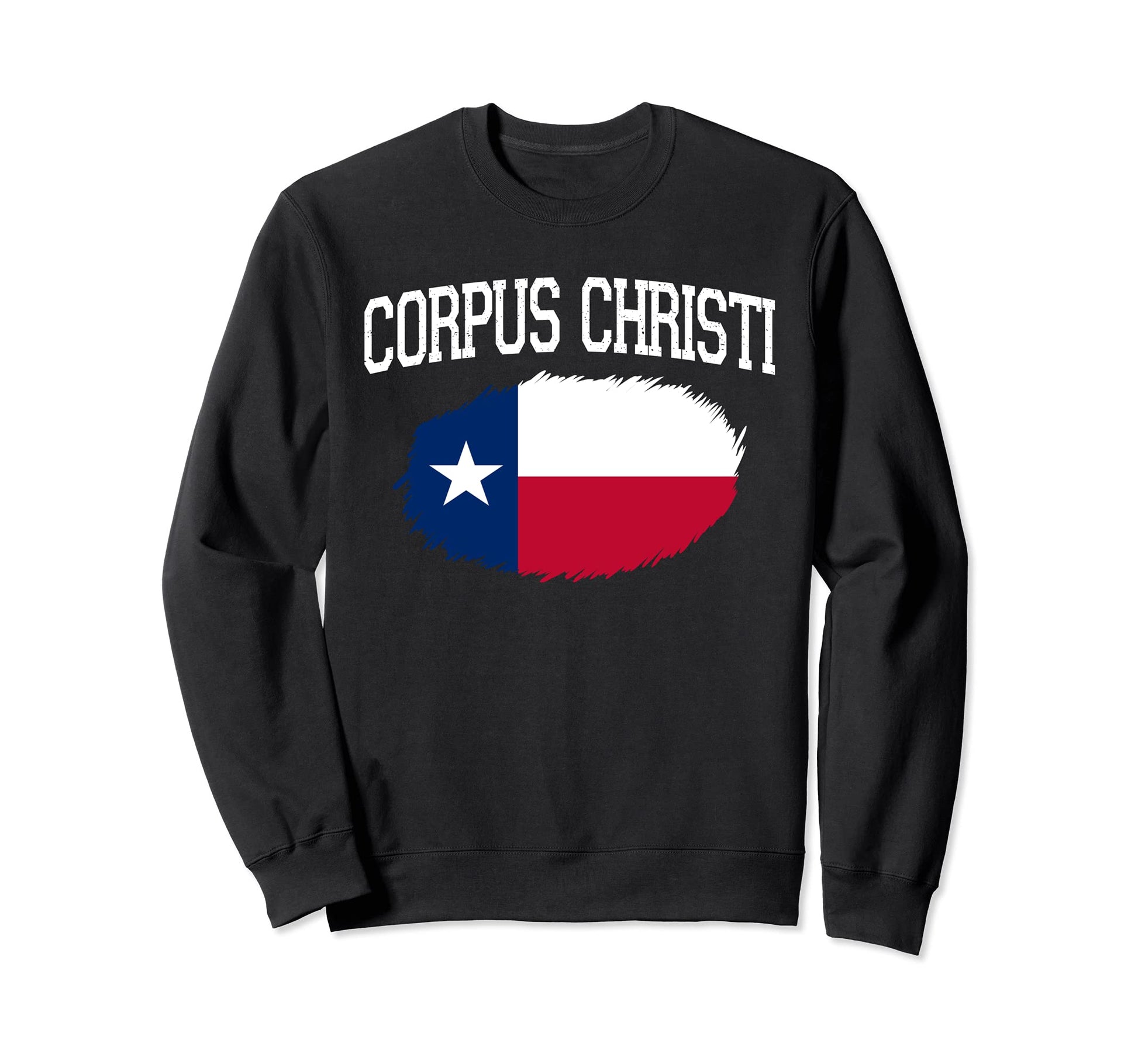 Corpus Christi Tx Texas Flag Usa Sweatshirt - Fun Novelty Design Men Women - T-Shirt, Sweatshirt, Hoodie