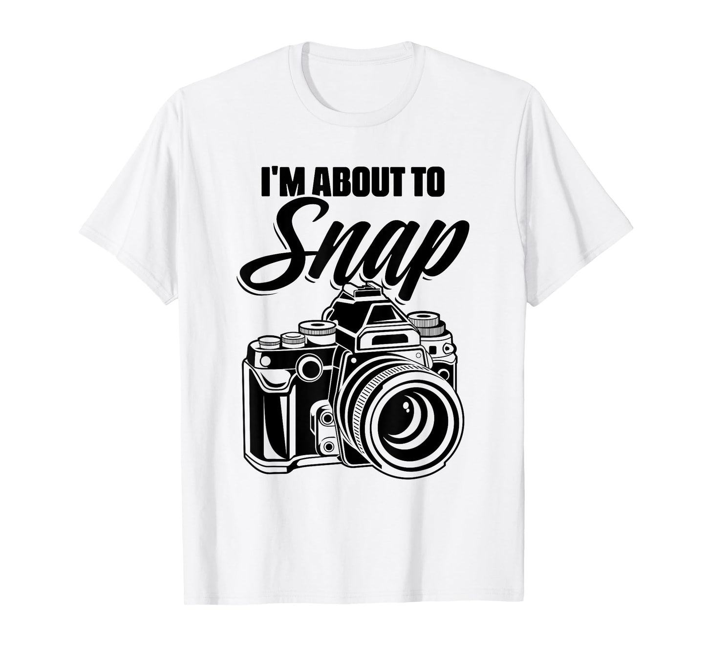 Camera Photographer T-Shirt - Trendy Graphic for Adults - T-Shirt, Sweatshirt, Hoodie