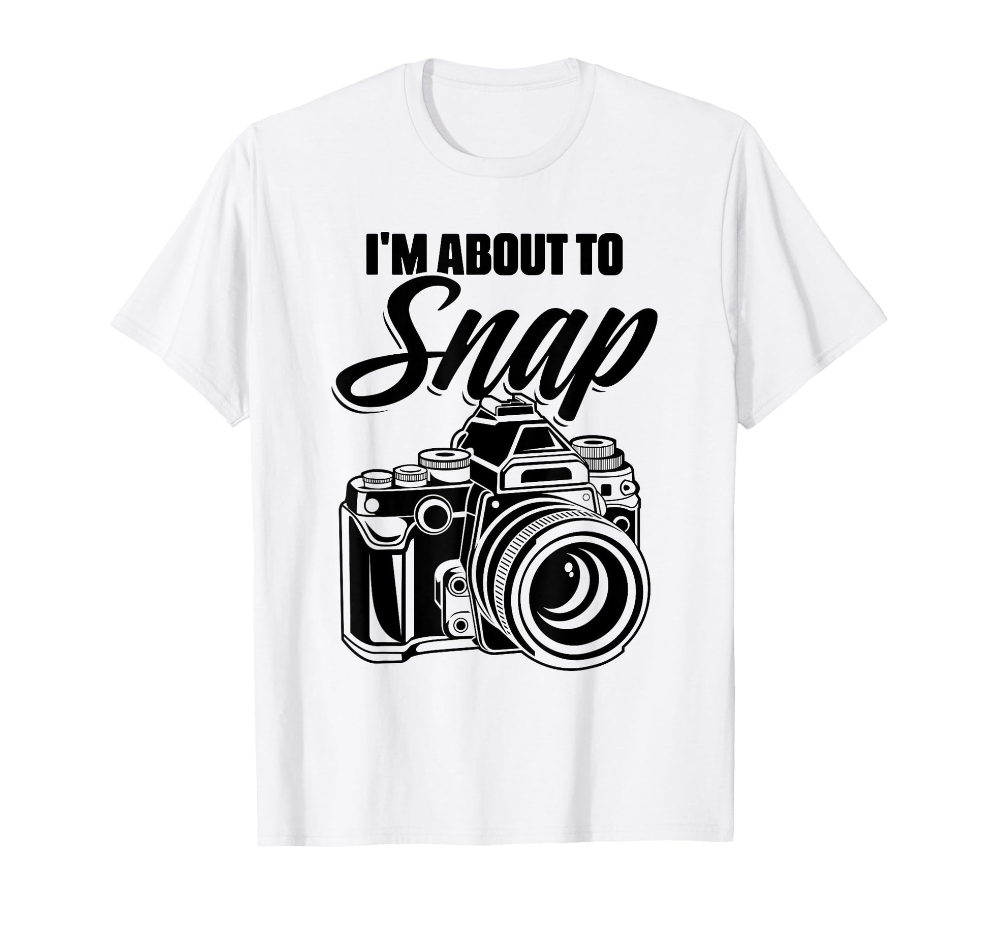 Camera Photographer T-Shirt - Trendy Graphic for Adults - T-Shirt, Sweatshirt, Hoodie