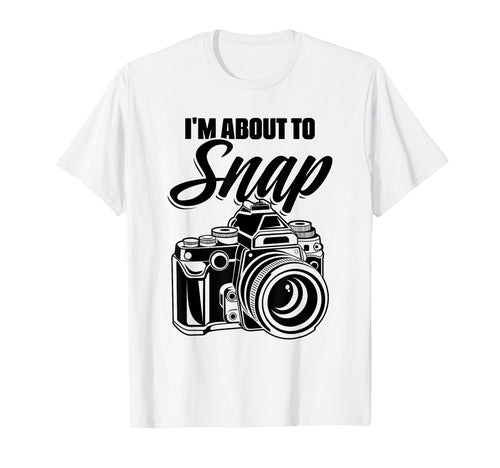 Camera Photographer T-Shirt - Trendy Graphic for Adults - T-Shirt, Sweatshirt, Hoodie