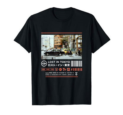 Japanese Tokyo Cyberpunk Art Streetwear T-Shirt - Graphic Print for Adults - T-Shirt, Sweatshirt, Hoodie