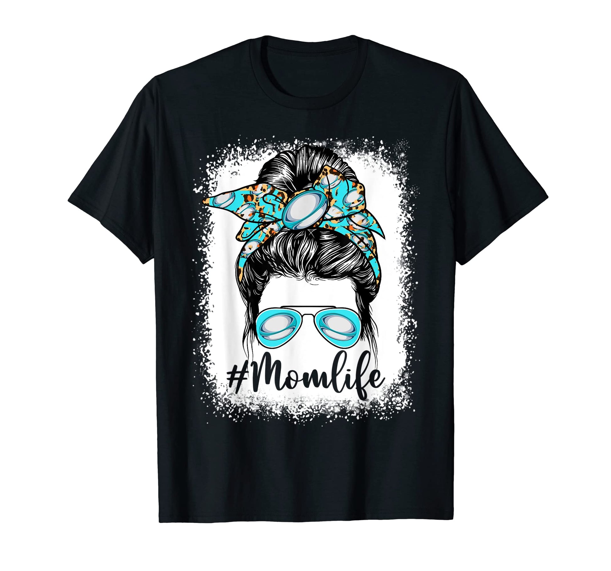 Rugby Mom Life Messy Bun Game Day T-Shirt - Minimalist Print for Adults - T-Shirt, Sweatshirt, Hoodie