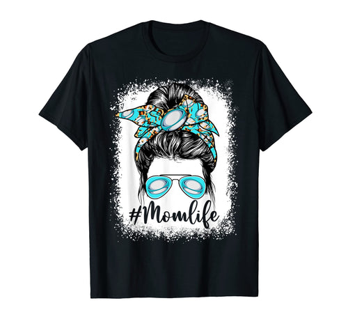 Rugby Mom Life Messy Bun Game Day T-Shirt - Minimalist Print for Adults - T-Shirt, Sweatshirt, Hoodie
