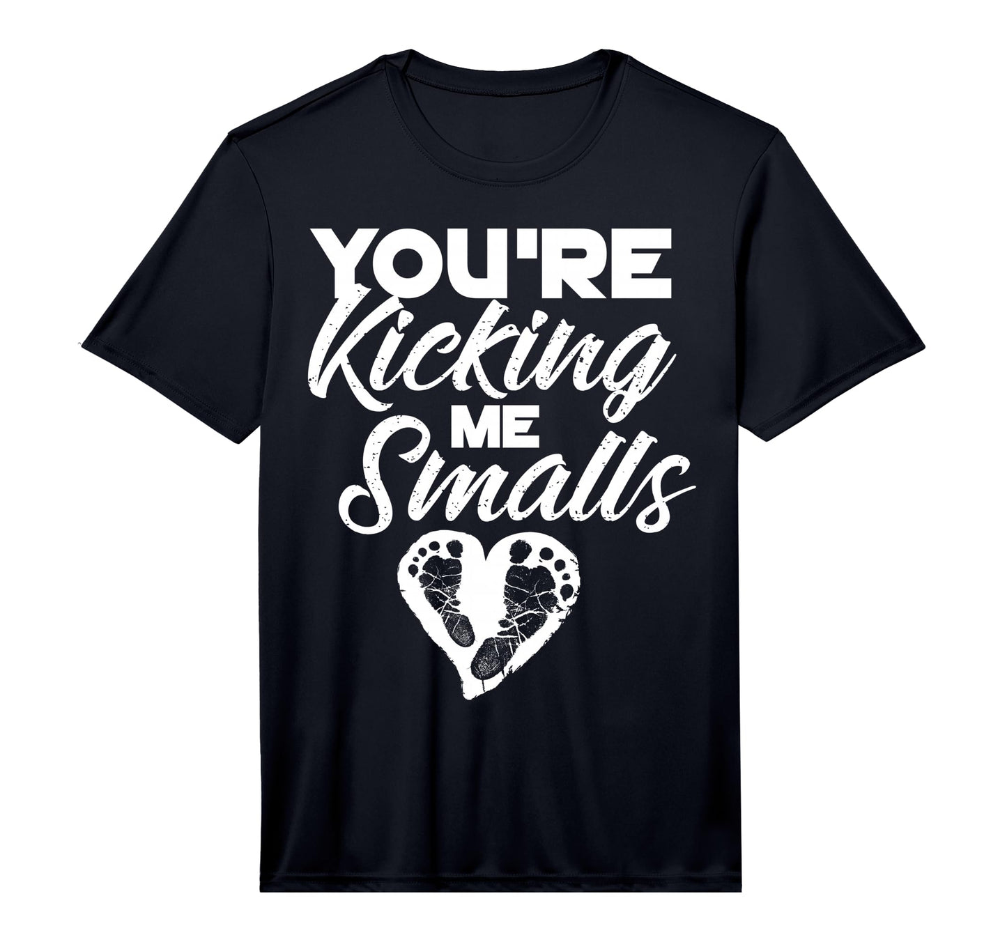 Youre Kicking Me Smalls Pregnant T-Shirt - Streetwear Style for Adults - T-Shirt, Sweatshirt, Hoodie