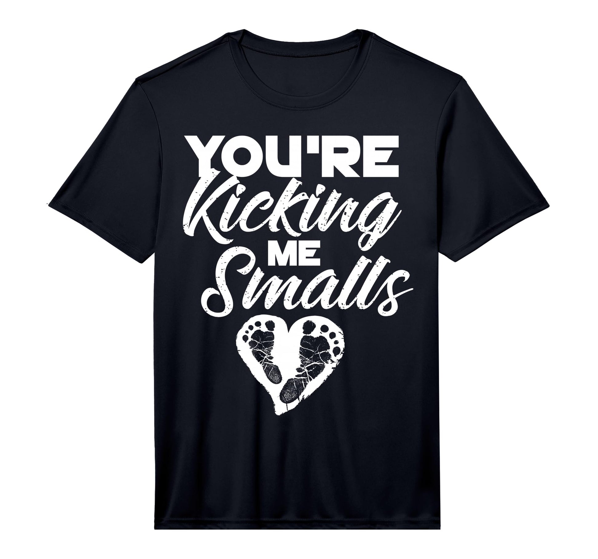 Youre Kicking Me Smalls Pregnant T-Shirt - Streetwear Style for Adults - T-Shirt, Sweatshirt, Hoodie