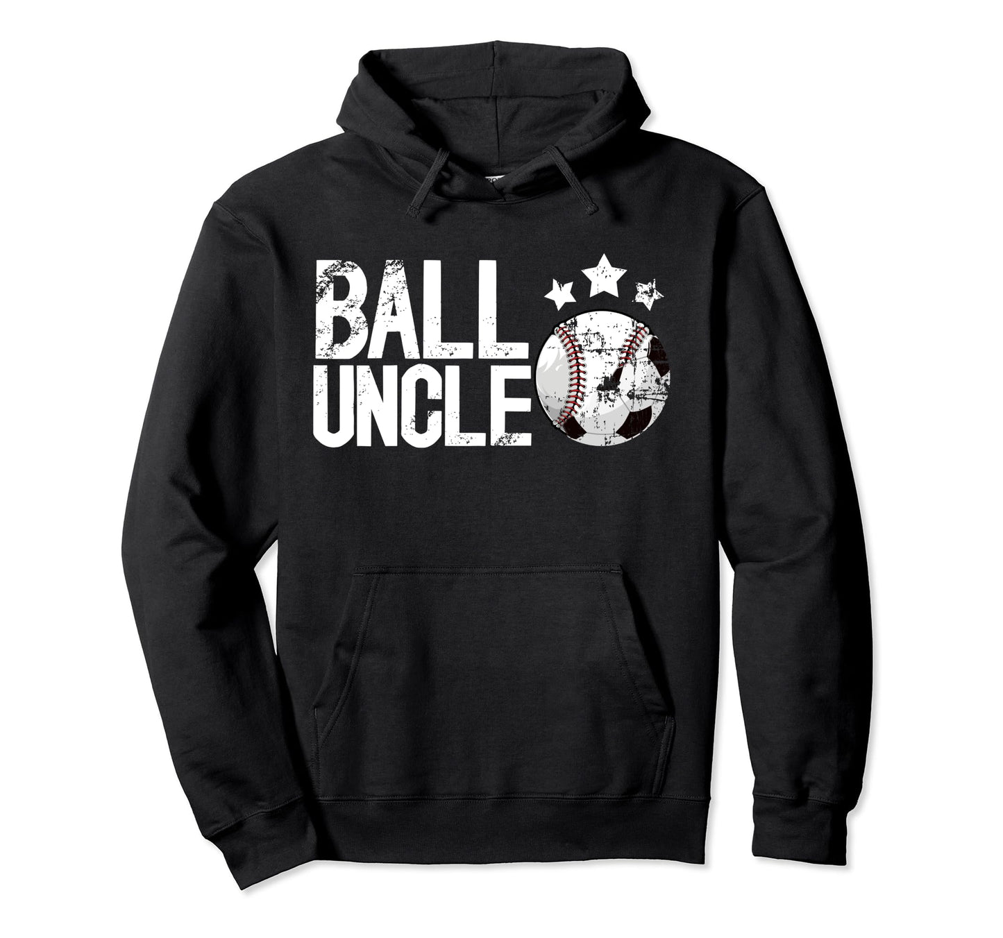 Ball Uncle Proud Soccer Baseball Uncle Hoodie - Unique Graphic Men Women - T-Shirt, Sweatshirt, Hoodie