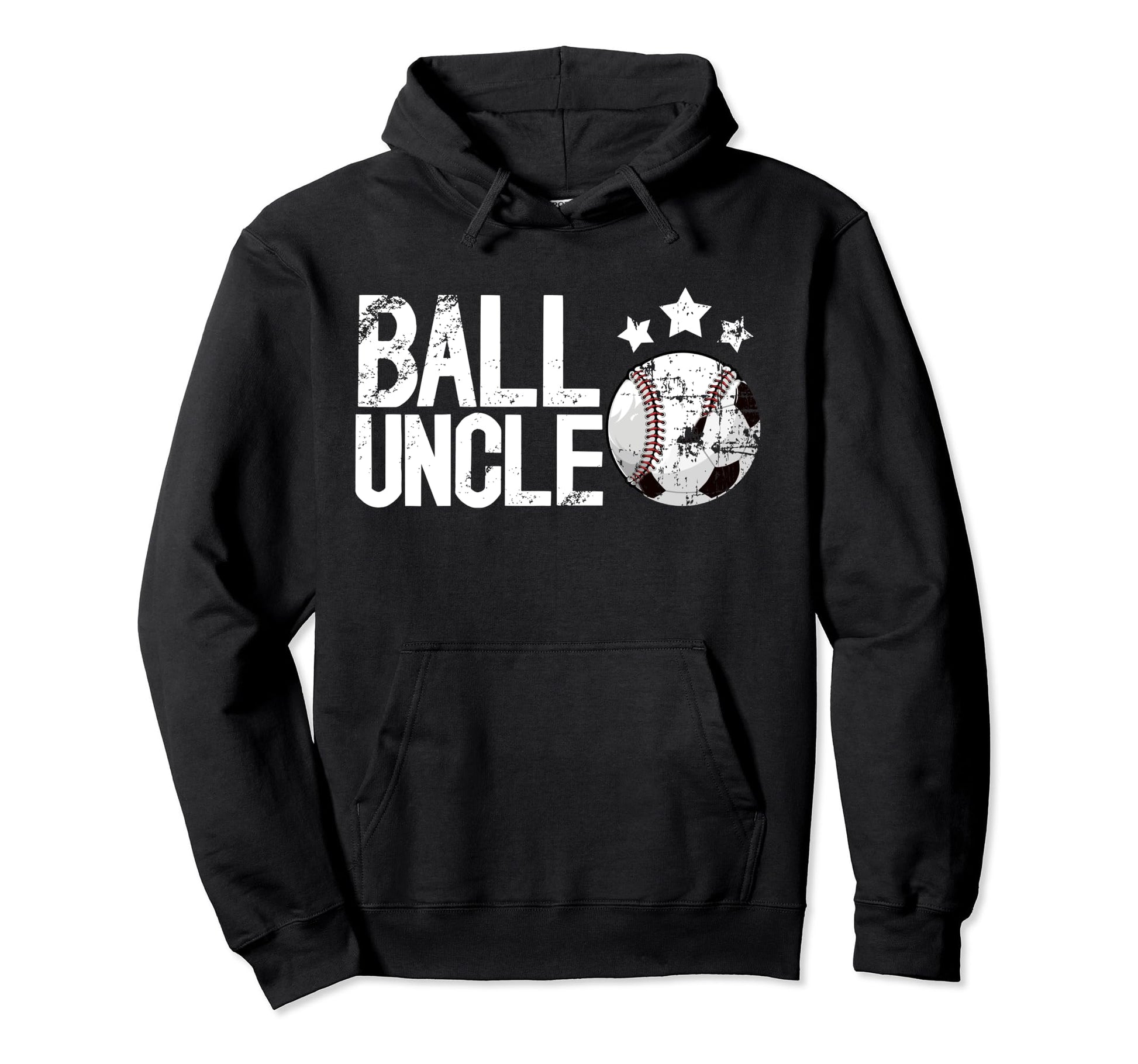 Ball Uncle Proud Soccer Baseball Uncle Hoodie - Unique Graphic Men Women - T-Shirt, Sweatshirt, Hoodie