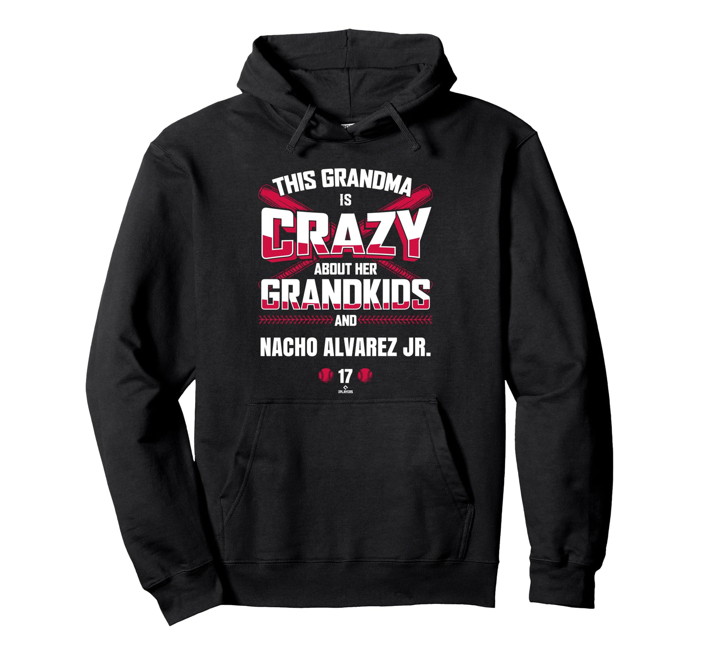 Grandma Crazy Nacho Alvarez Jr Atlanta Hoodie - Graphic Print Men Women - T-Shirt, Sweatshirt, Hoodie