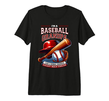 Mens Grandpa Baseball Player T-Shirt - Fun Novelty Design for Adults - T-Shirt, Sweatshirt, Hoodie