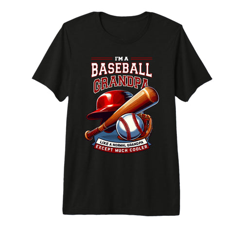Mens Grandpa Baseball Player T-Shirt - Fun Novelty Design for Adults - T-Shirt, Sweatshirt, Hoodie