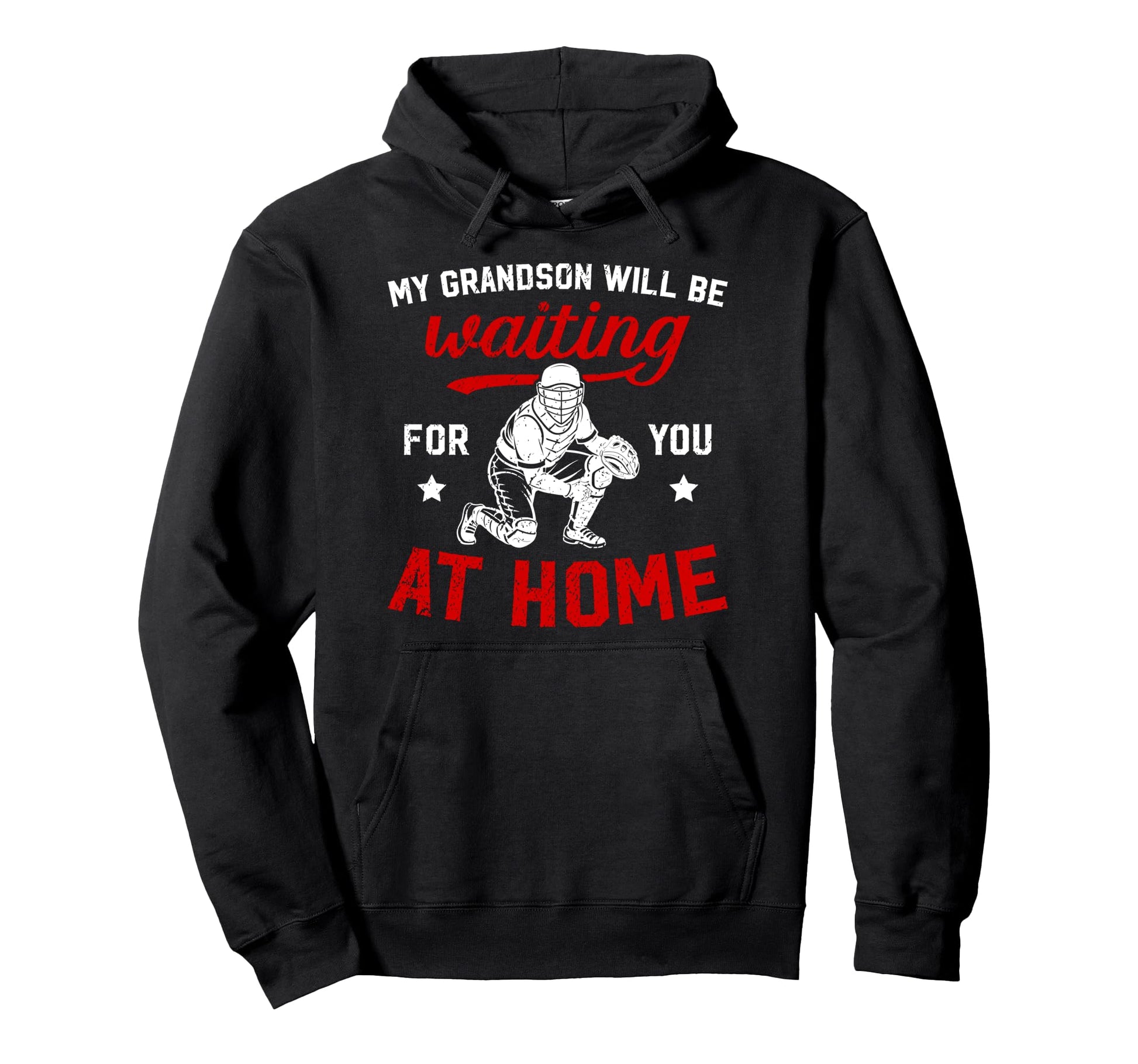 Funny Baseball Catcher Grandma Baseball Hoodie - Minimalist Print Unisex - T-Shirt, Sweatshirt, Hoodie