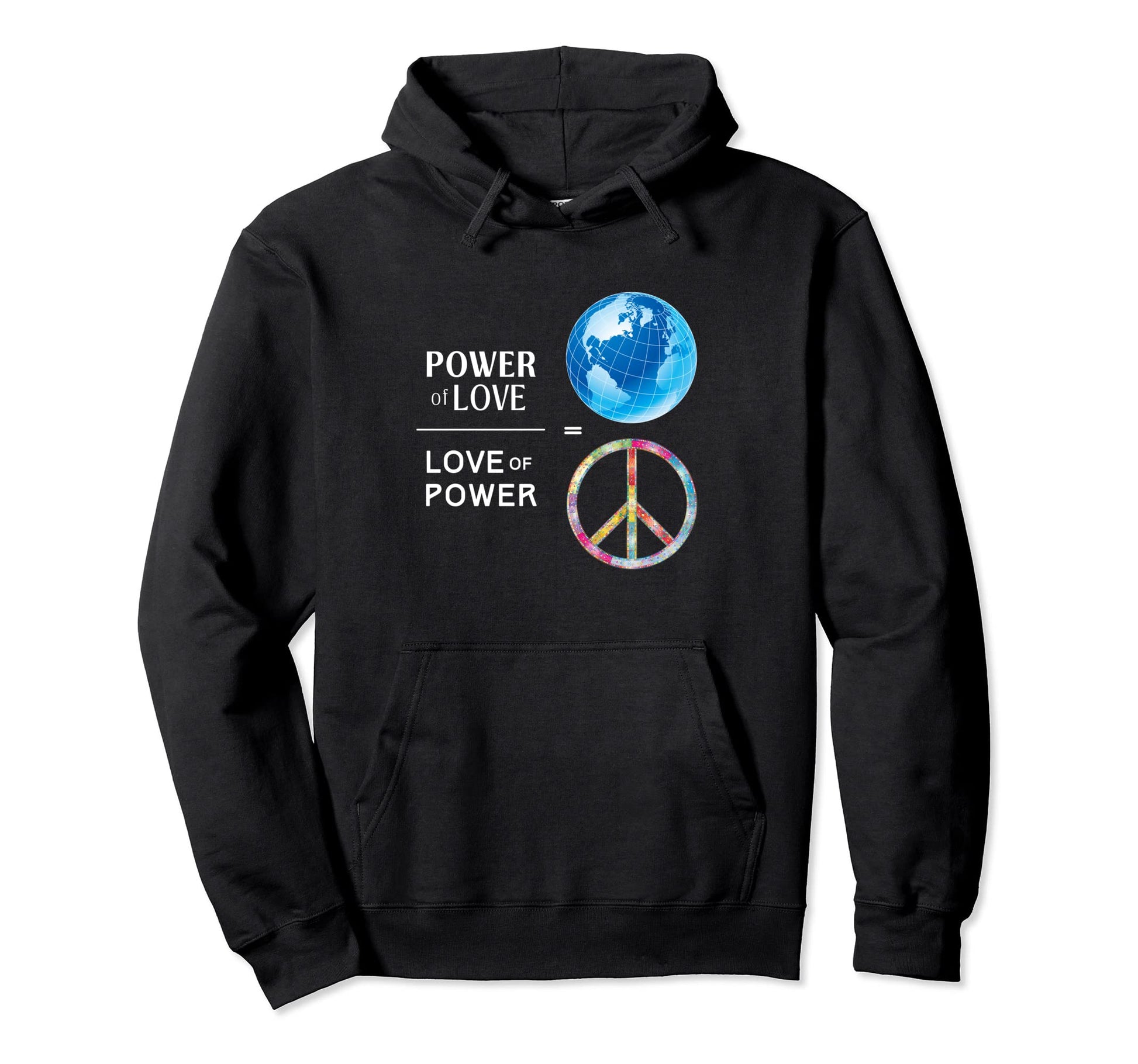 Math Equation Peace Earth World Peace Hoodie - Custom Art Print for Adults - T-Shirt, Sweatshirt, Hoodie