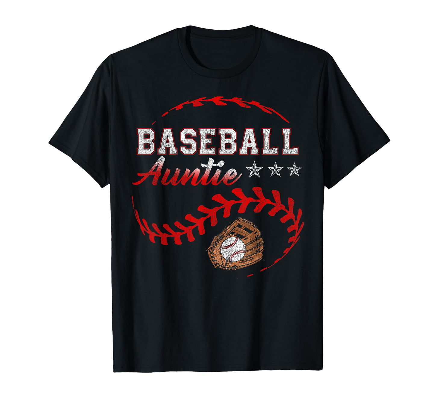 Baseball Auntie Funny Baseball T-Shirt - Fun Novelty Design for Adults - T-Shirt, Sweatshirt, Hoodie
