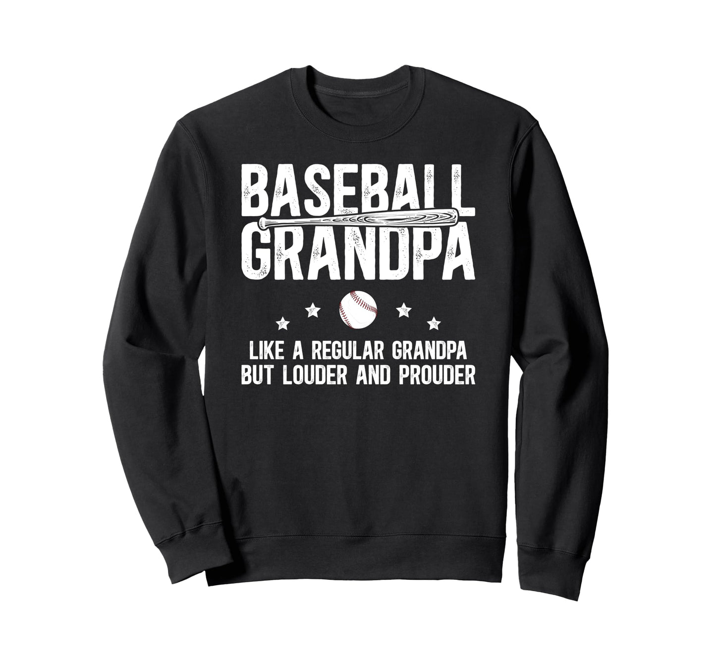 Baseball Grandpa Baseball Player Sweatshirt - Streetwear Style for Adults - T-Shirt, Sweatshirt, Hoodie