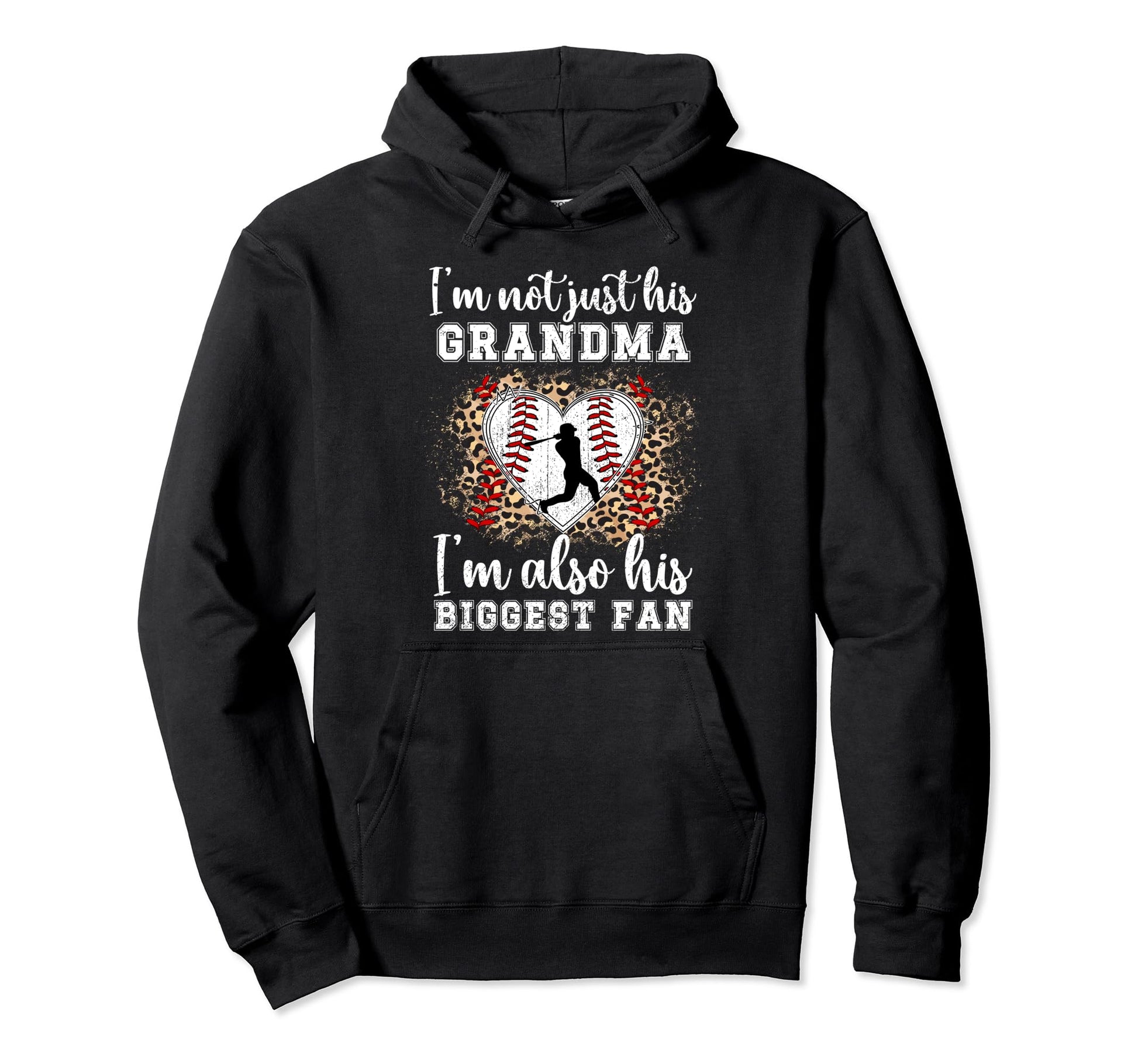 Biggest Fan Baseball Grandma Baseball Hoodie - Streetwear Style Unisex - T-Shirt, Sweatshirt, Hoodie