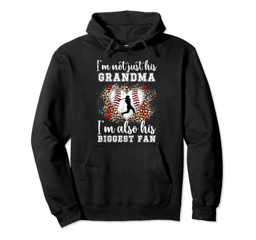 Biggest Fan Baseball Grandma Baseball Hoodie - Streetwear Style Unisex - T-Shirt, Sweatshirt, Hoodie