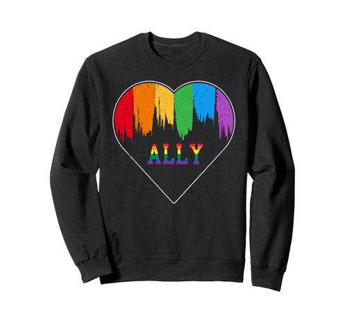Ally Lgbt Equality Love Lgbtq Sweatshirt - Casual Everyday Wear for Adults - T-Shirt, Sweatshirt, Hoodie
