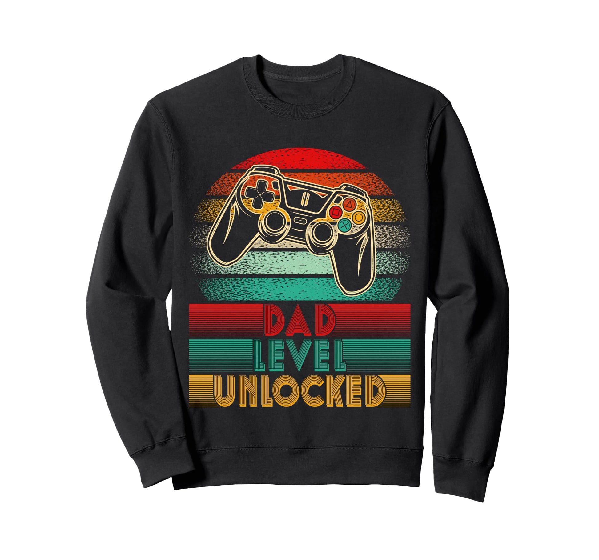 Dad Level Unlocked New Dad Sweatshirt - Fun Novelty Design Men Women - T-Shirt, Sweatshirt, Hoodie