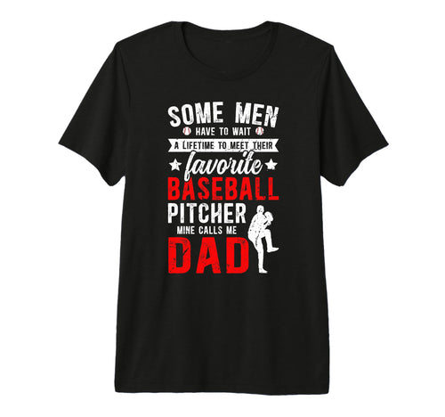 Mens Proud Baseball Pitcher Dad T-Shirt - Aesthetic Graphic Men Women - T-Shirt, Sweatshirt, Hoodie