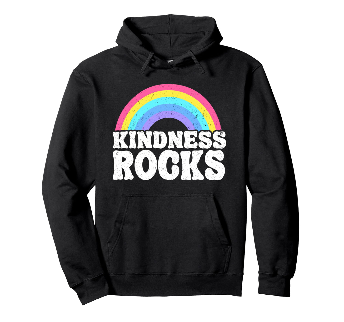 Hippie Teacher Anti Bullying Rainbow Hoodie - Fun Novelty Design Unisex - T-Shirt, Sweatshirt, Hoodie