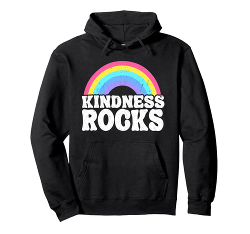 Hippie Teacher Anti Bullying Rainbow Hoodie - Fun Novelty Design Unisex - T-Shirt, Sweatshirt, Hoodie