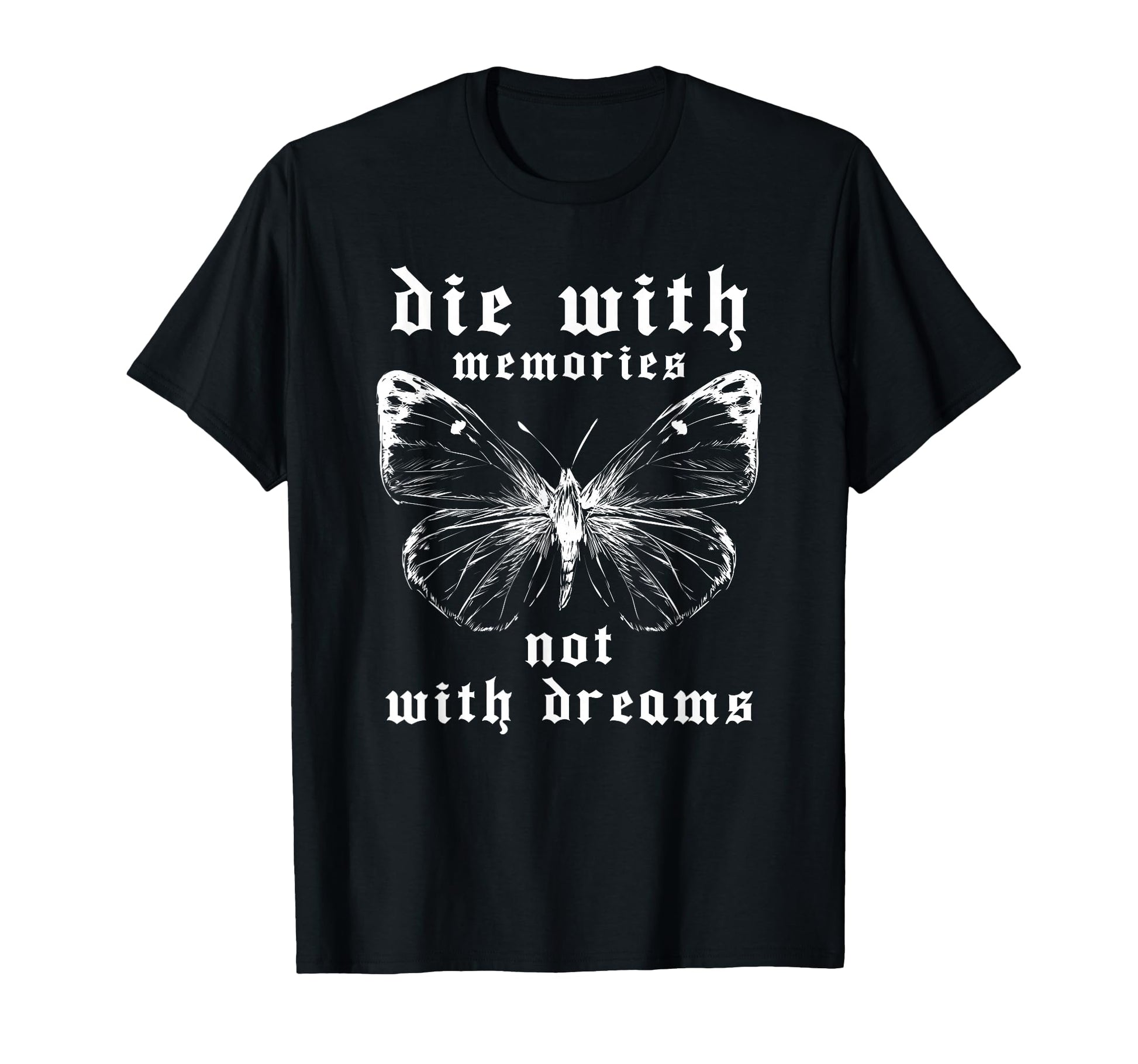 Butterfly Memories Y2K Grunge T-Shirt - Casual Everyday Wear Unisex - T-Shirt, Sweatshirt, Hoodie